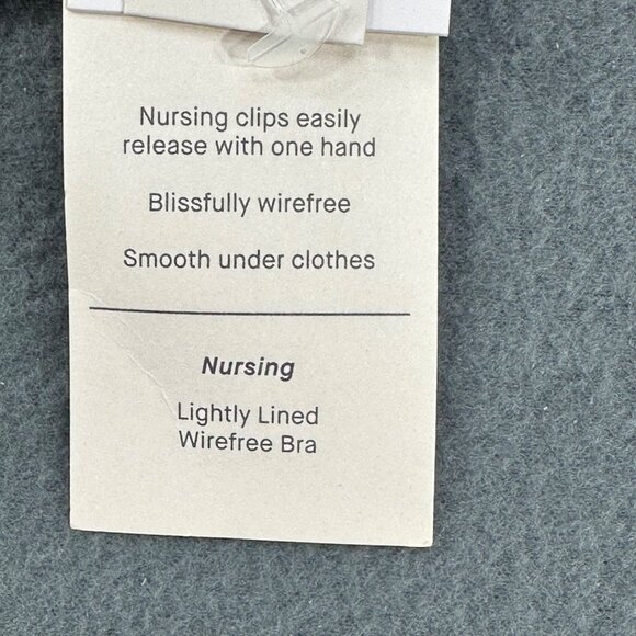 Auden Womens Size 36DD Nursing Bra Lightly Lined Wireless 2 Way Straps Mauve New - Picture 6 of 14